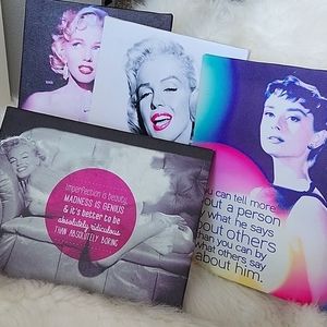 Marylin Monroe & Audrey Hepburn Canvas's